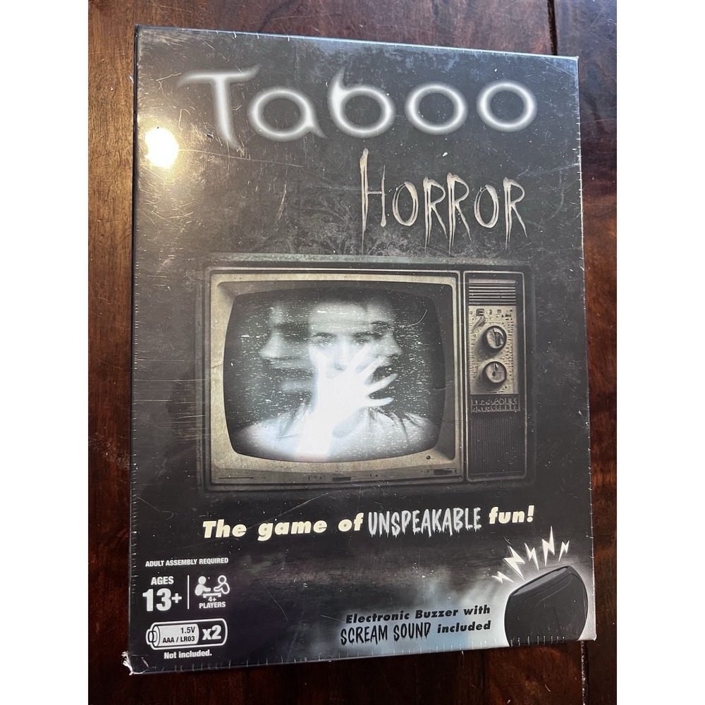 Taboo Horror Game Age 13+ Requires 2 Triple A‎ Batteries Not Included Nib Sealed